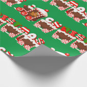 Kerstagebak Cadeaupapier (Hoek)