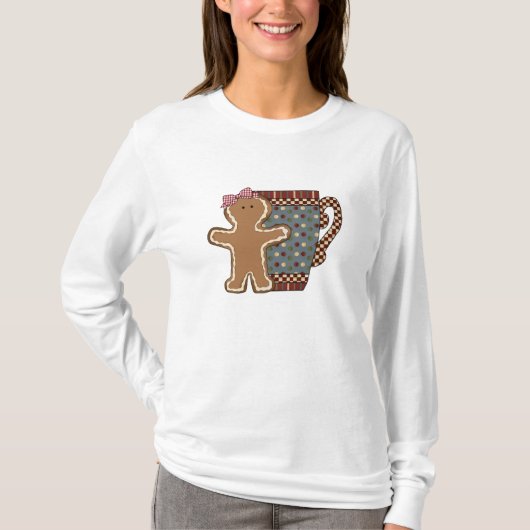 Kerstagebak en Mok t-shirt voor kerstmis (Voorkant)