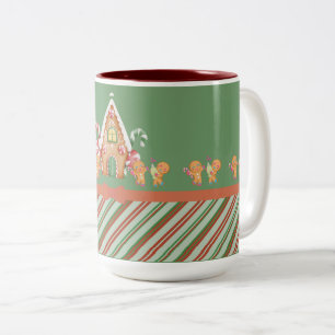 Kerstagebak House Hot Chocolate Two-Tone Tweekleurige Koffiemok