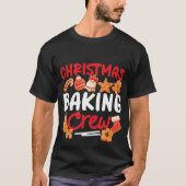 Kerstagebak Kreeg Gingerbrood Man T-shirt (Voorkant)