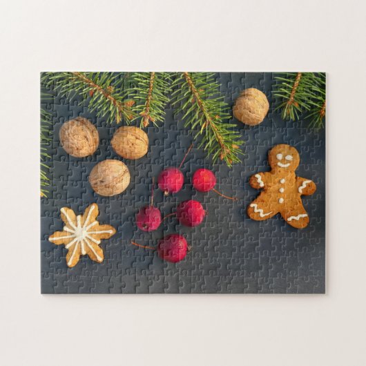 Kerstagebak Legpuzzel (Horizontaal)