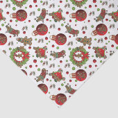 Kerstagebak mannen tissuepapier (Detail)