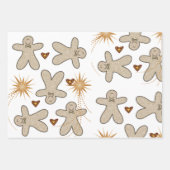 Kerstagebarsten keukengerei inpakpapier vel (Voorkant 3)