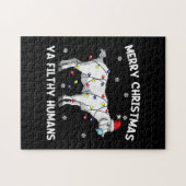 Kerstagebeitje — kerstmangebeitje legpuzzel (Horizontaal)