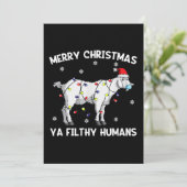 Kerstagebeitje — kerstmangebeitje save the date (Staand voorkant)