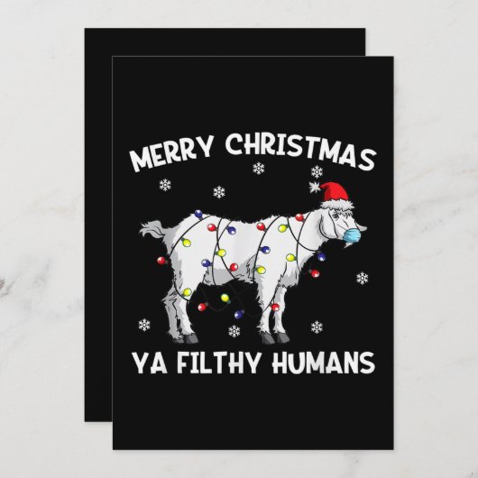 Kerstagebeitje — kerstmangebeitje save the date (Voorkant / Achterkant)