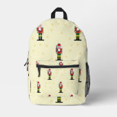Kerstagebit met geel patroon bedrukte rugzak (Voorkant)