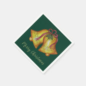 Kerstagedag feestdag diner servet (Hoek)