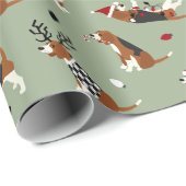 Kerstageels Groenboek over het ompakken van kerstc Cadeaupapier (Rol Hoek)