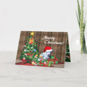 Kerstagegegeit Feestdagen Kaart (Voorkant)