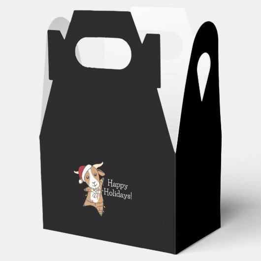 Kerstagegeiten winterdieren bedankdoosjes (Geopend)