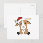Kerstagegeiten winterdieren briefkaart (Voorkant / Achterkant)