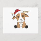 Kerstagegeiten winterdieren briefkaart (Voorkant)