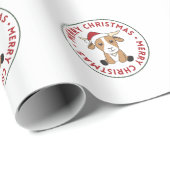 Kerstagegeiten winterdieren cadeaupapier (Rol Hoek)