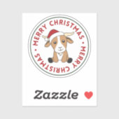 Kerstagegeiten Winterdieren Sticker (Vel)