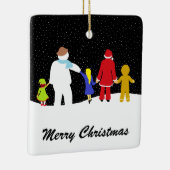 Kerstagekeramiek Keramisch Ornament (Rechts)