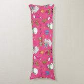 Kerstagel, herten en sneeuwpoppen lichaamskussen (Voorkant Verticaal)