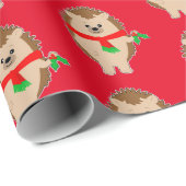 Kerstagel Holly: Wees Jolly! Cadeaupapier (Rol Hoek)