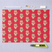 Kerstagel Holly: Wees Jolly! Verpakkingspapier Tissuepapier (Craft)