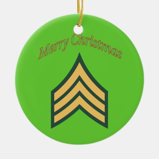 Kerstageornament Keramisch Ornament (Voorkant)