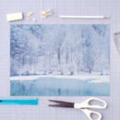 Kerstagepapier, bevroren tissuepapier (Craft)