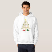 kerstageperioden met korte kerst hoodie (Voorkant volledig)