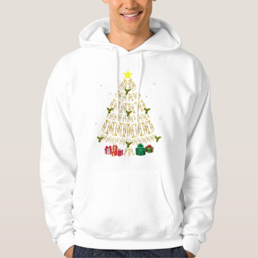 kerstageperioden met korte kerst hoodie (Voorkant)