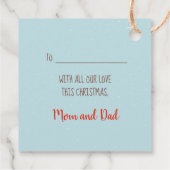 Kerstagetjes voor warme cacaokersttassen bedankjes labels (Achterkant)