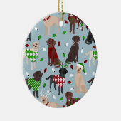 Kerstagewerper — keramisch versiering ornament (Rechts)