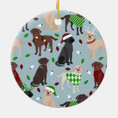 Kerstagewerper — keramisch versiering ornament (Achterkant)