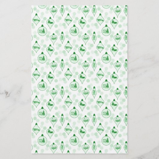 Kerstaille in het groen. (Voorkant)