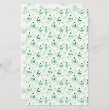 Kerstaille in het groen.