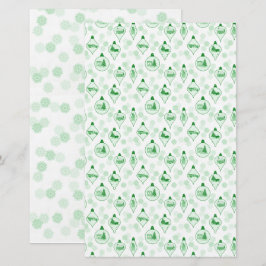 Kerstaille in het groen.