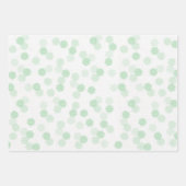 Kerstaille in het groen. Papieren pakbladen Inpakpapier Vel (Voorkant 3)