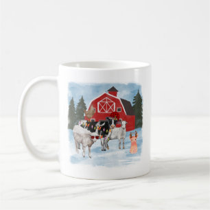 Kerstairdieren en Barn Koffiemok
