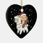 Kerstairdieren Keramisch Ornament (Rechts)