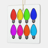 Kerstaire  blikjes Keramisch Ornament (Links)