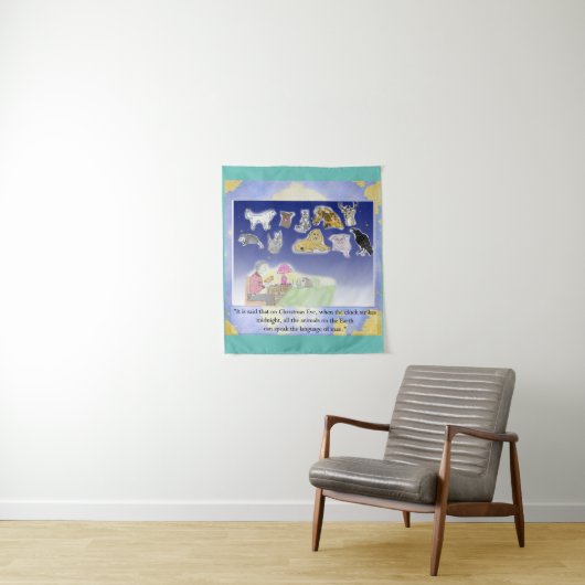 kerstaire dierverhaal wandkleed (In situ)