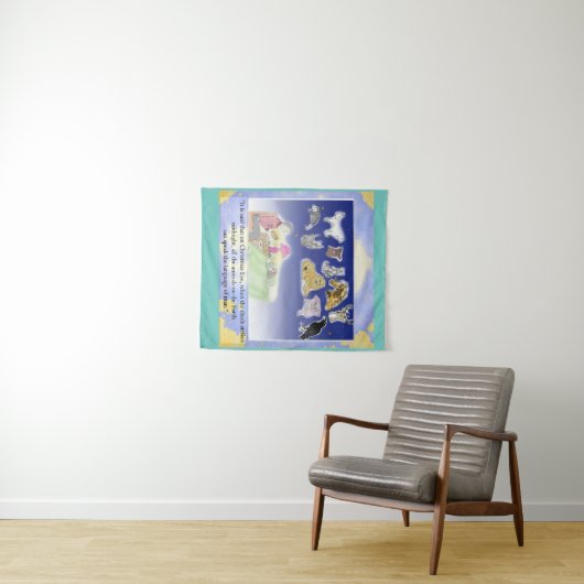 kerstaire dierverhaal wandkleed (In Situ (horizontaal))