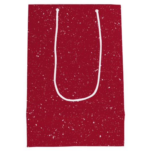 Kerstaire hete cacao en pine medium cadeauzakje (Achterkant)