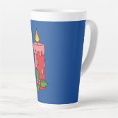 Kerstaire kaars met Holly Latte Mok (Rechterhoek)