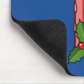 Kerstaire kaars met Holly Muismat (Hoek)