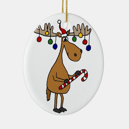 Kerstaire kaas met snoepriet en siervoorwerpen keramisch ornament (Rechts)