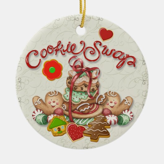 Kerstaire keramische versiering keramisch ornament (Voorkant)