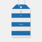 Kerstaire kerstboom in de kust van de Oceaan Cadeaulabel (Achterkant)