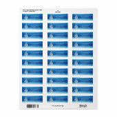 Kerstaire kerstboom in de kust van de Oceaan Etiket (Full Sheet)