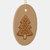 Kerstaire kerstboomstructuur met tekst keramisch ornament (Rechts)