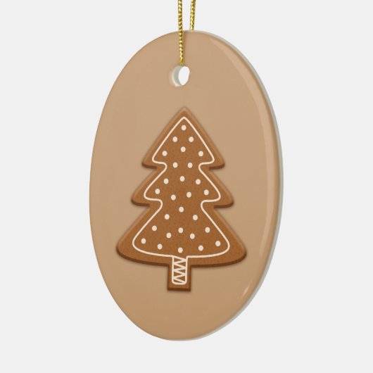 Kerstaire kerstboomstructuur met tekst keramisch ornament (Links)