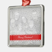 Kerstaire kerstfotoversiering metalen ornament (Links)