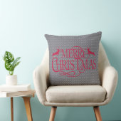 Kerstaire kerstgrijze Diamond Design Pillow Kussen (Stoel)